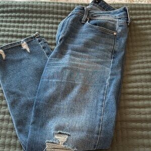 Just Black Women's Straight Leg Jeans in Light Blue Wash